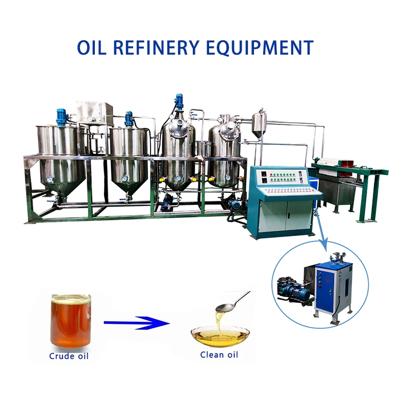 Low Temperature Sesame Heavy Duty Oil Refinery Machine Production Line